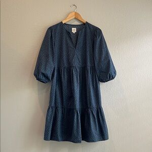 GAP Maternity Navy Mid Sleeve Dress